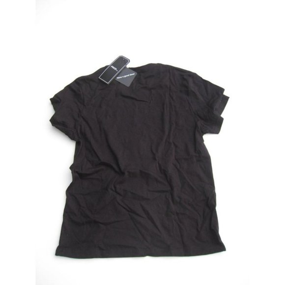 Prod Bldg Black T-Shirt Rabbit Cup Cakes Heart Graphic NWT S - Picture 3 of 3